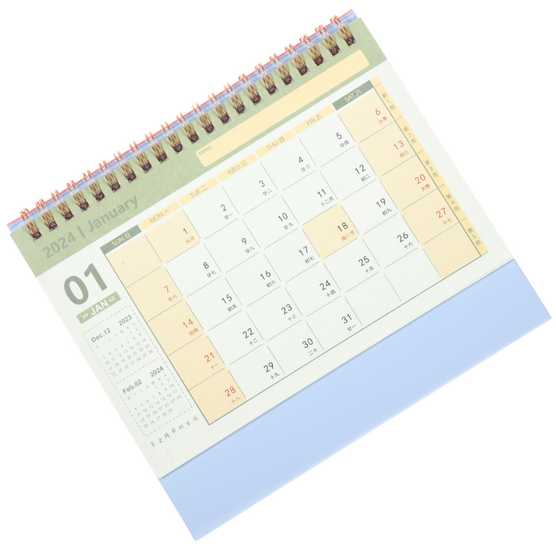 Bureau Sta Tafel Decor Desktop Kleine Maandelijkse Planner Tafel Mini Tafelblad Schema Muur Dagelijks Decoratief