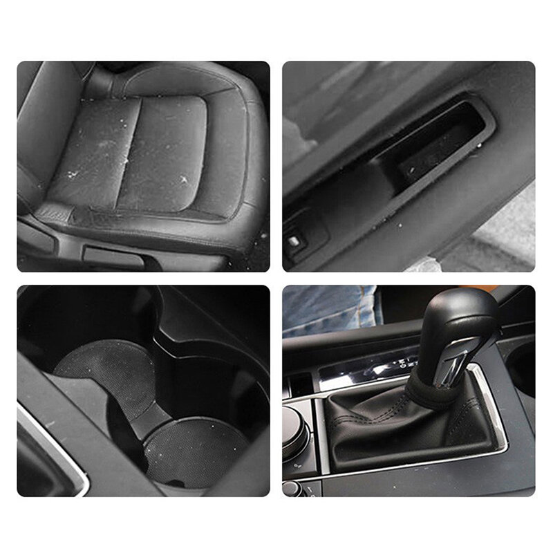 Brush Center Console Clean Tool Air Outlet Cleaning Soft Brush with Shell Car Crevice Dust Removal Brush Car Interior Cleaning