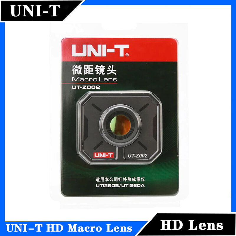 UNI-T kamera termowizyjna kamera na podczerwień obiektyw makro HD dla UTi260A UTi260B UTi260E UTi320E UT-Z002 UT-Z003 wysokiej rozdzielczości