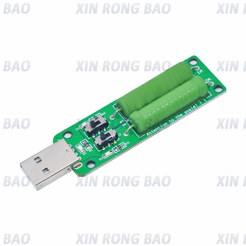 3A/2A/1A Entladung USB Elektronische Last Alterung Widerstand Ladegerät Power Bank Mobile Power Test