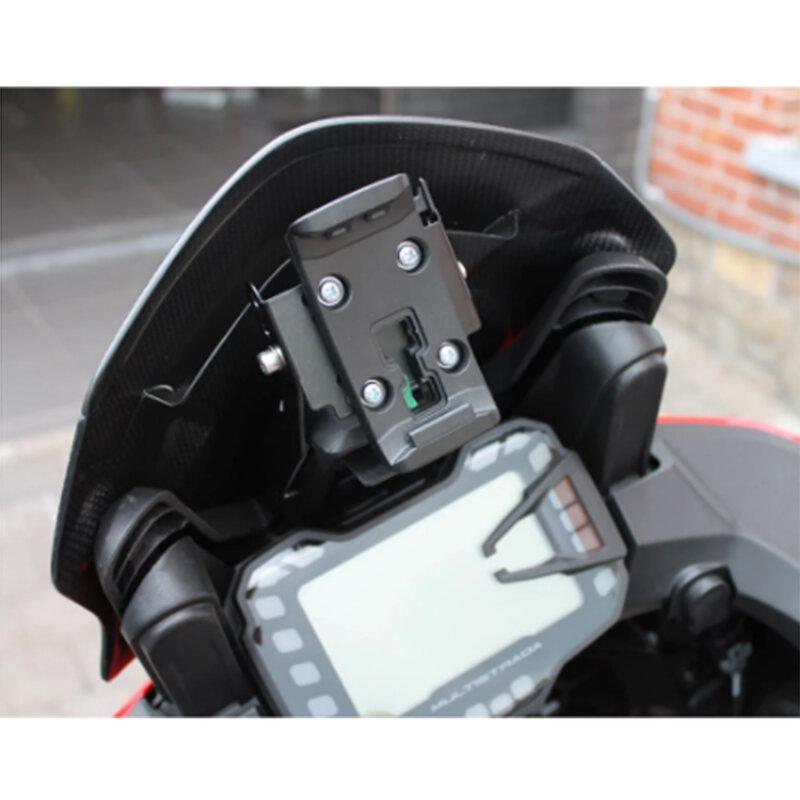 สำหรับ Ducati Multistrada 1200 Enduro 950 950S 1260 1260GT ผู้ถือโทรศัพท์กระจก Mount Bracket GPS สมาร์ทโฟน Holde