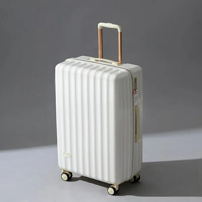 Walizka podróżna walizka na kółkach damska torba na bagaż na kółkach 20/24/26-Cal wyciszenie uniwersalnego pokrowiec na wózek na hasło koła