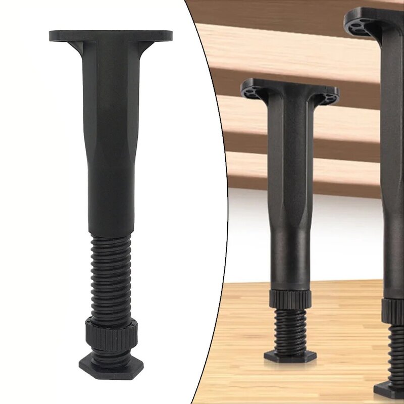 Strengthened Adjustable Plastic Telescopic Furniture Stand For Bed Sofa Support Furniture Leg Sofa Leg Bed Bottom Load Bearing