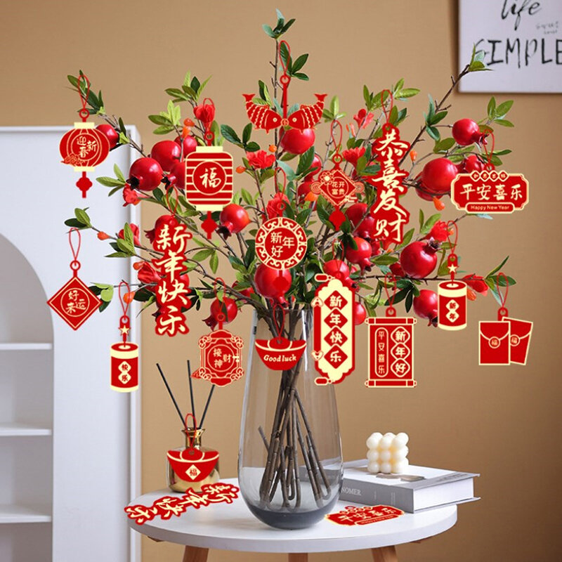 Ciondolo appeso per Festival di primavera ornamenti appesi per il capodanno cinese decorazione per il capodanno cinese camera per matrimoni natale Decro