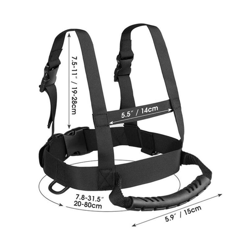 Kids Ski Training Belt AntiFalling Chest Strap Skiing Safety Traction Harness Toddler Beginner Ski Leash Winter Sports With Rope