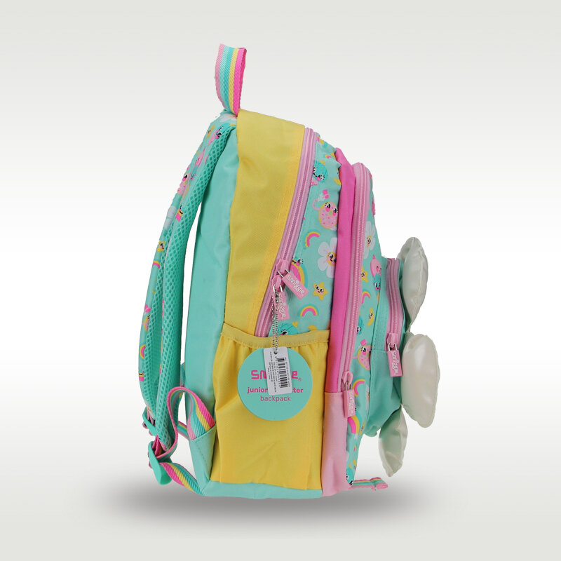 Australia smiggleオリジナルの子供用ランドセル,高品質のかわいいひまわりバッグ,3〜6歳,14インチ