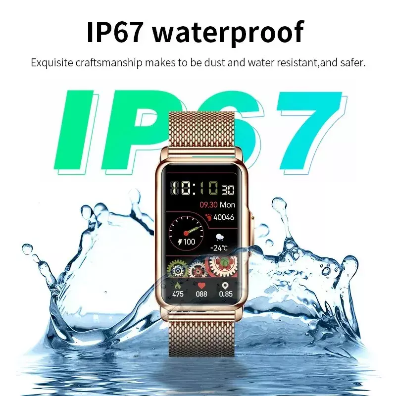 2024 Smart Watch For Men Women Full Touch Screen Bluetooth Call IP67 Waterproof Sports Fitness Tracker Men Smartwatch Women