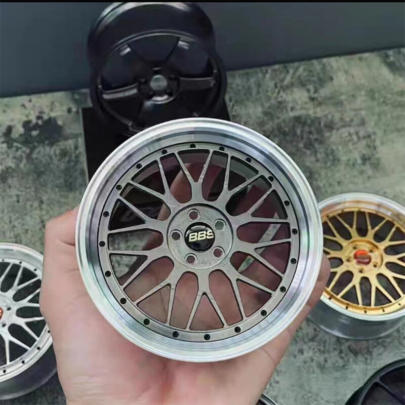 1/5 Car Model Metal Forged Wheel Model Creative Desktop Decoration Personalized Toy Collection Gift Car Products Cool