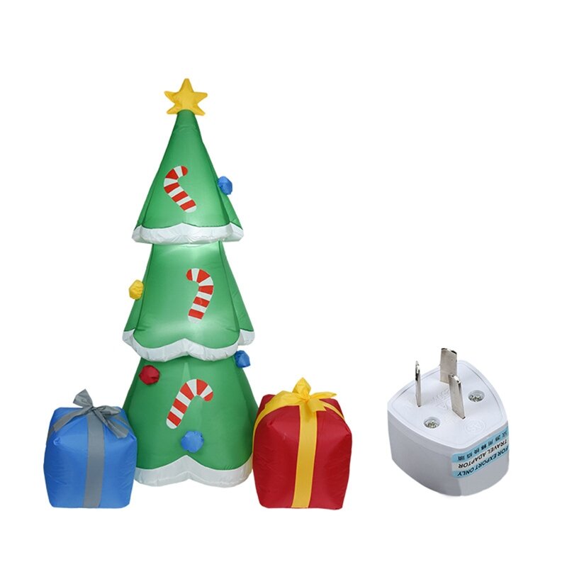 1.8m Christmas Tree Model with LED Light Inflatable Air Blower Outdoor Yard Garden Decoration