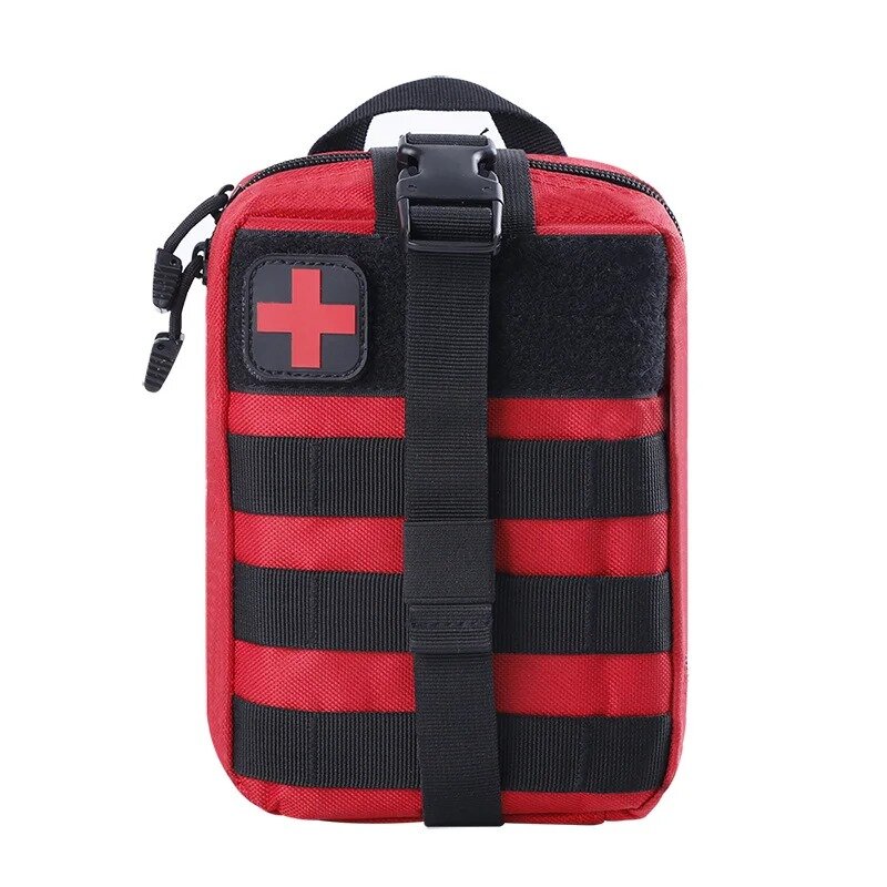 กระเป๋าคาดเอวฉุกเฉินสำหรับเอาตัวรอดกลางแจ้งอุปกรณ์การล่าสัตว์ทหารกระเป๋าทางการแพทย์ kotak p3k