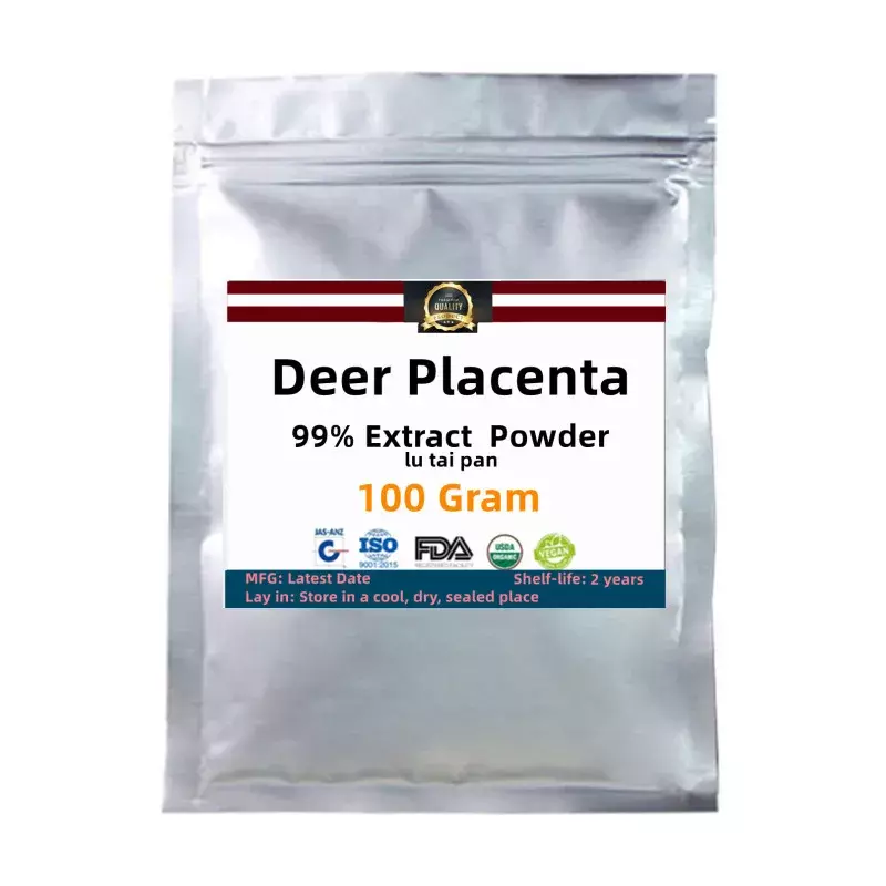 Alta qualidade Deer Placenta, 50-1000g, frete grátis