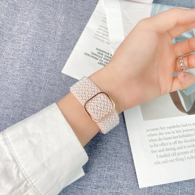 Bracelet élastique en nylon pour Amazfit Bip, bracelet de montre, 20mm, 22mm, GTS 4, 2, 2e, 3, GTS2 Mini, GTR, 4, 3, Pro, GTR2, 42mm sangle