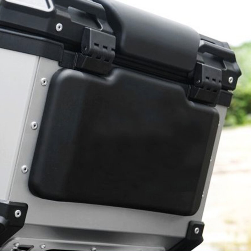 Motorcycle Passenger Backrest Back Pad Universal Self-adhesive Shockproof Moto Rear Top Case Box Luggage Cushion
