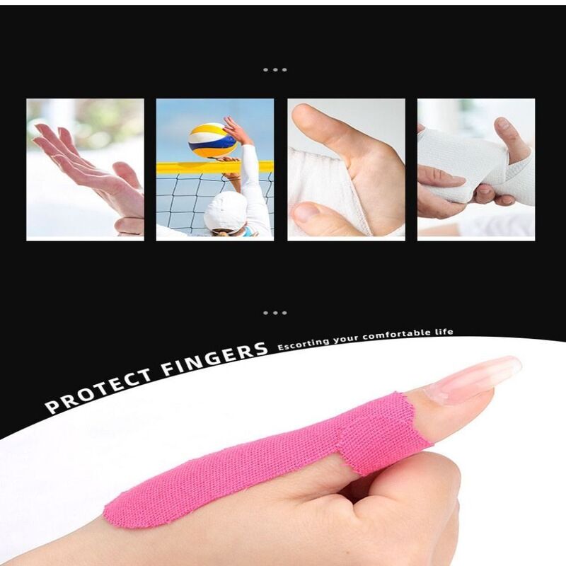 Supporto per manicotto per le dita protezione per tutore per stecca per dito per pollice protezione sportiva con nastro elastico traspirante per le dita