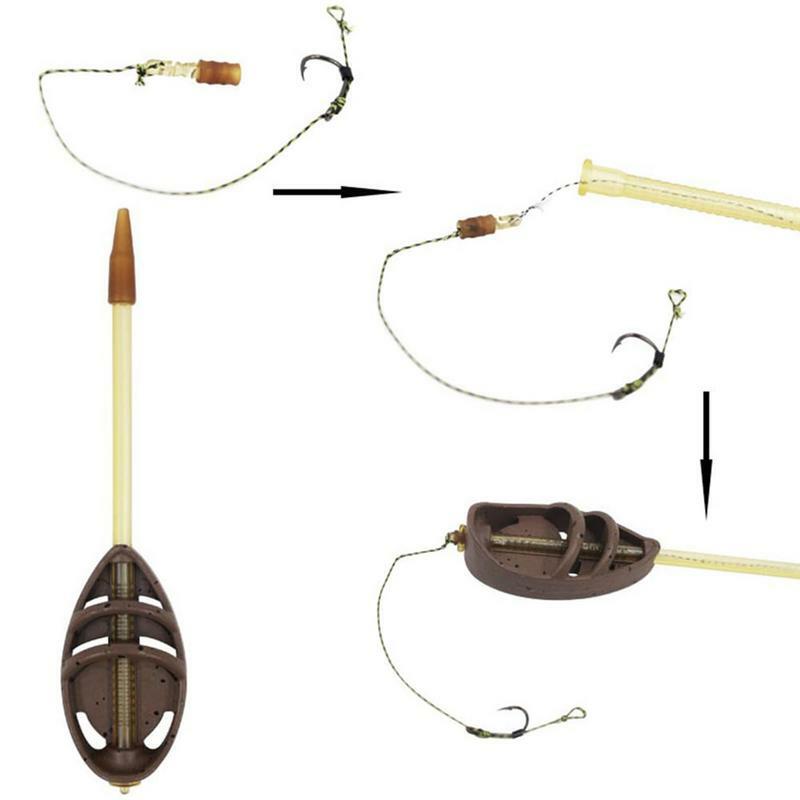 Держатели для приманки для рыбалки, металлическая Встроенная приманка для рыбалки, вертушки для рыбаков, многоразовая приманка для рыбалки