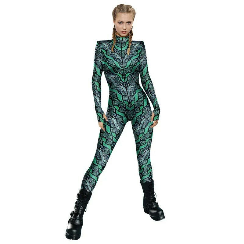 New Women's Jumpsuits Female Rompers Ladies Sexy Club One-Pieces Jumpsuits Halloween Costumes Party Outfits 3d Printed Clothes