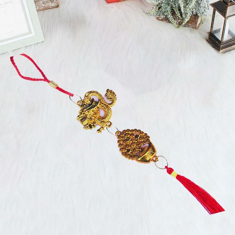 Hanging Pendant Dragon Pendant 2024 Zodiac Ornament for Spring Festival Lucky Hanging Mascot New Year Decoration Gift