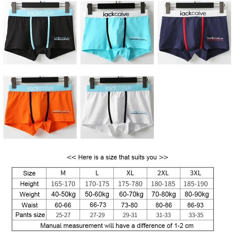 Shorts Boxer de algodão para homens, roupa interior respirável, Boxers masculinos confortáveis, cuecas esportivas, L-3XL, 3 pçs/lote