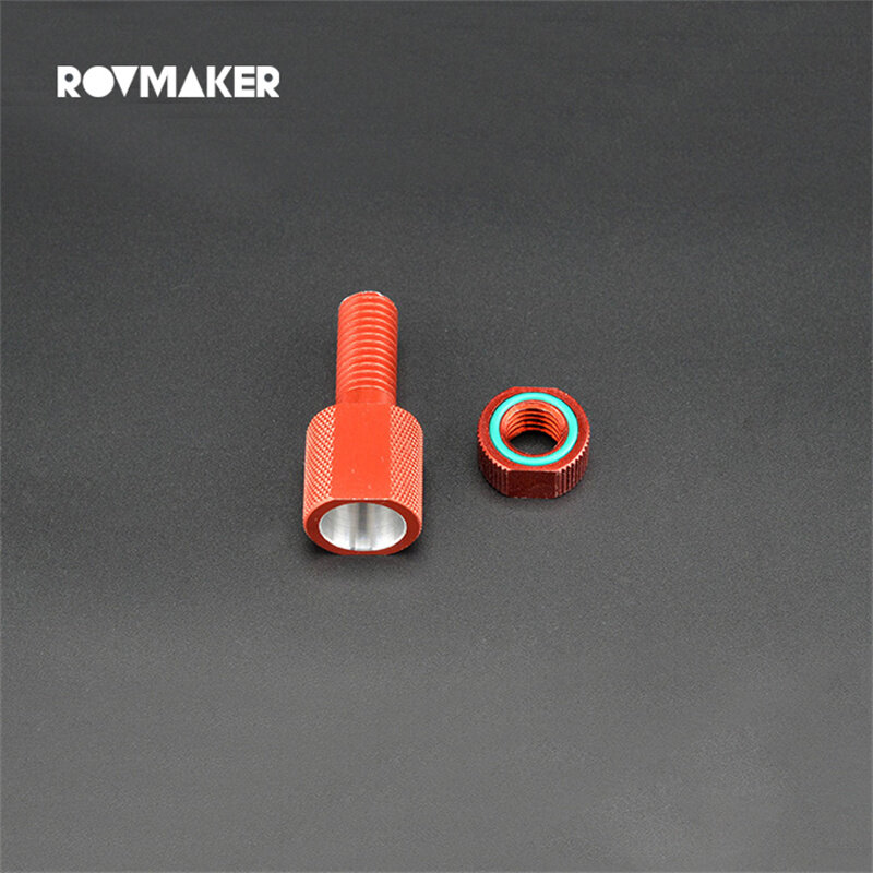 ROV OpenROV M10 Underwater Potting Cable Penetrator Waterproof Threading Screw Parts Sealed Cabin Red Big Hole Hollow Plug