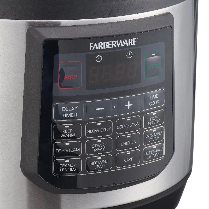 Farberware 8-Quart 7-In-1 Programmeerbare Snelkookpan