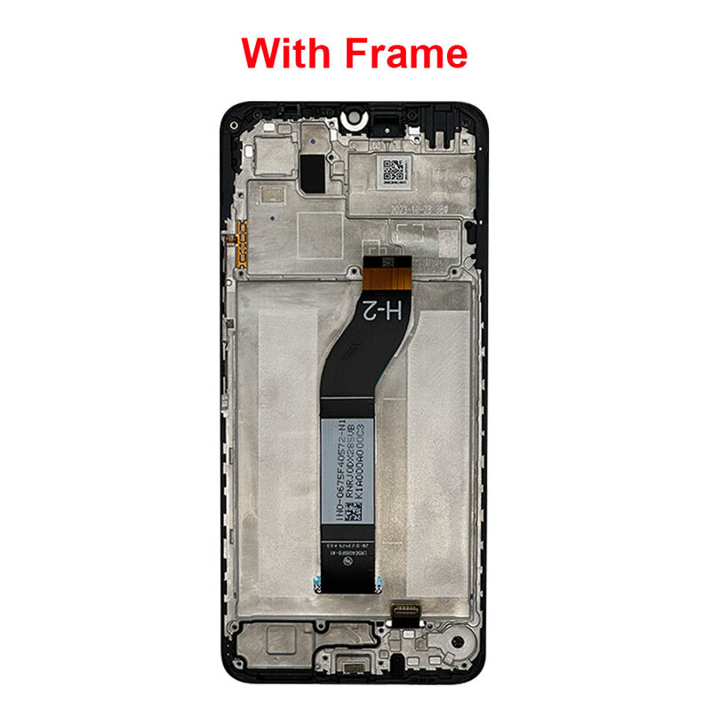 Écran LCD et écran tactile avec cadre, assemblage numérique pour Xiaomi Redmi 13C, remplacement d'écran, 23100RN82L, 6.74 pouces