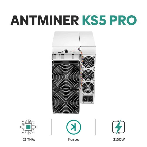 Kaspa Miner Antminer, KS5 Pro, KS5 Poderosa Máquina De Mineração