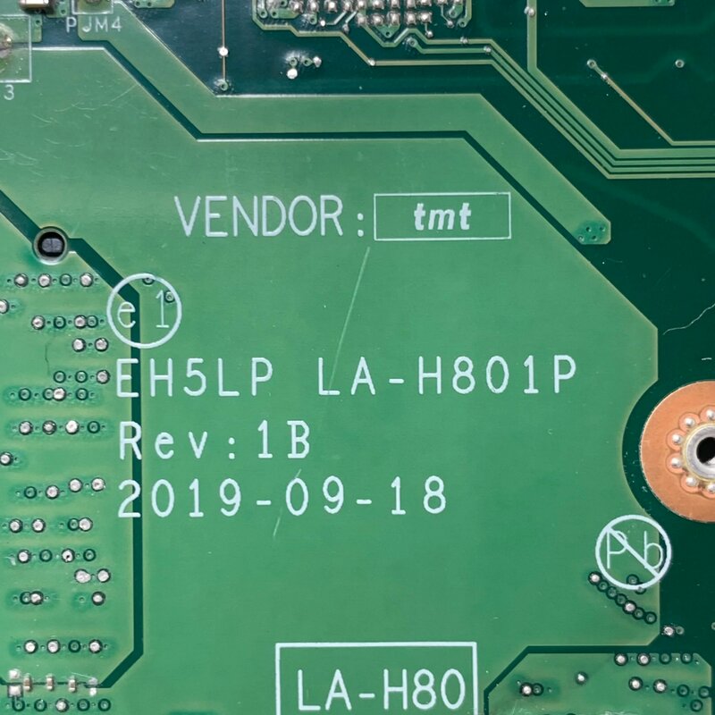 EH5LP LA-H801P 메인 보드 Aspire A515-43G A515-43 노트북 마더 보드 Ryzen 3 3200U CPU 100% 전체 작동