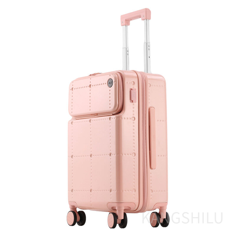 New Fashion Carry-On Case 20''24''-pollici Trolley Case Roller bagaglio valigia da viaggio con ruota Password multifunzionale valigia