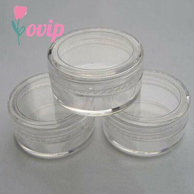 5 Pcs/lot Small Empty Cosmetic Plastic Refillable Bottles Face Cream Jar Pot Container Bottle Eyeshadow Makeup Tools 5g