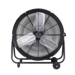 Hoge Kwaliteit Koperen Motor Drum Vloerventilator Met Caster Wiel Industriële Ventilator Sterke Wind Blower Fan