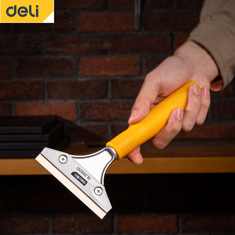 Deli – couteau polyvalent pour peinture papier peint, carreaux de sol, grattoir avec lame en acier SK5, outils de nettoyage de couteaux
