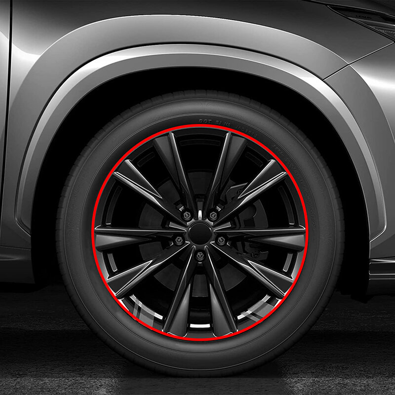 Tira de Protección Universal para llanta de coche, Protector de borde de rueda, pegatina de protección de neumáticos, cubiertas de cuidado, estilo de coche