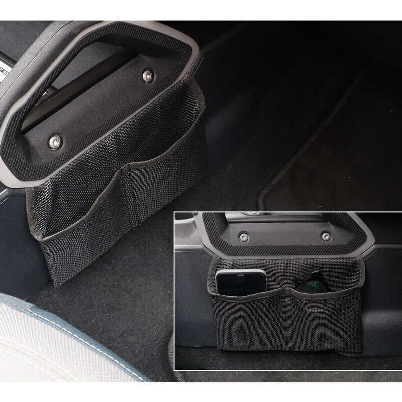 NEW Car Center Gear Shift Side Storage Organizer Mesh Net Pocket Bag Fit for Ford Bronco 2/4 Doors 2022 2021