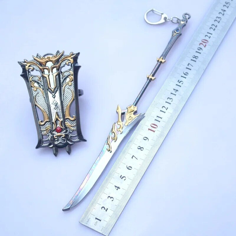 22cm lega tagliacarte spada lettera aperta busta tagliacarte regalo per uomo Vintage decorazione scrivania Mini modello spada