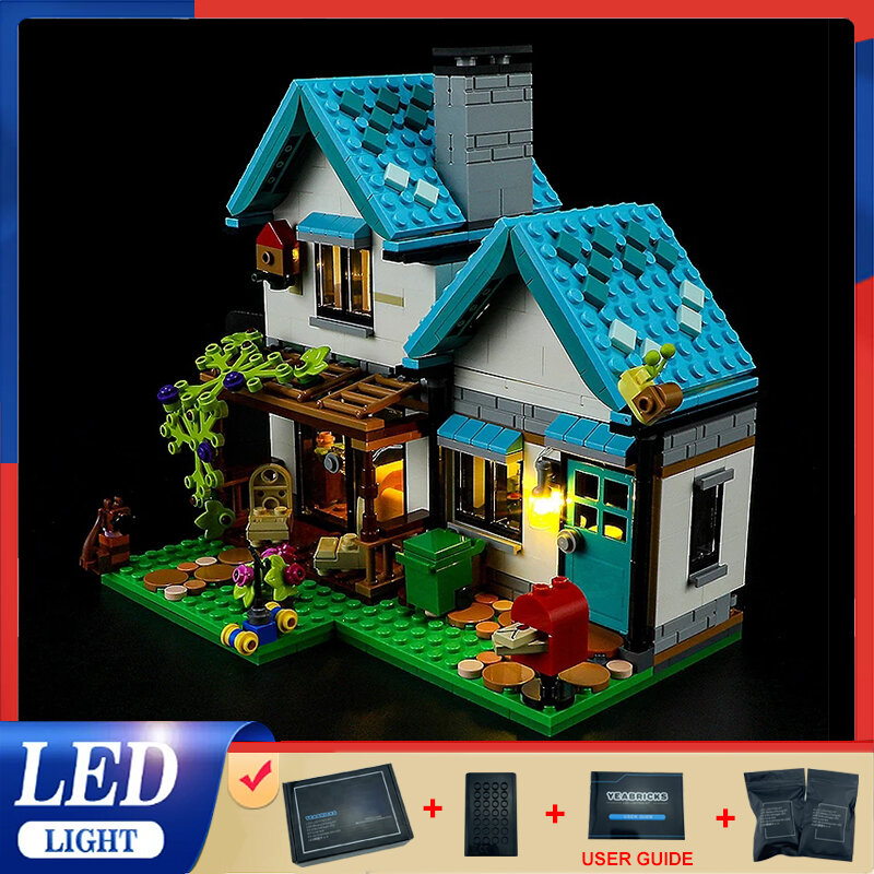 LEGO 31139 아늑한 집용 DIY LED 조명 키트, 블록 모델 없음, LED 조명만 포함