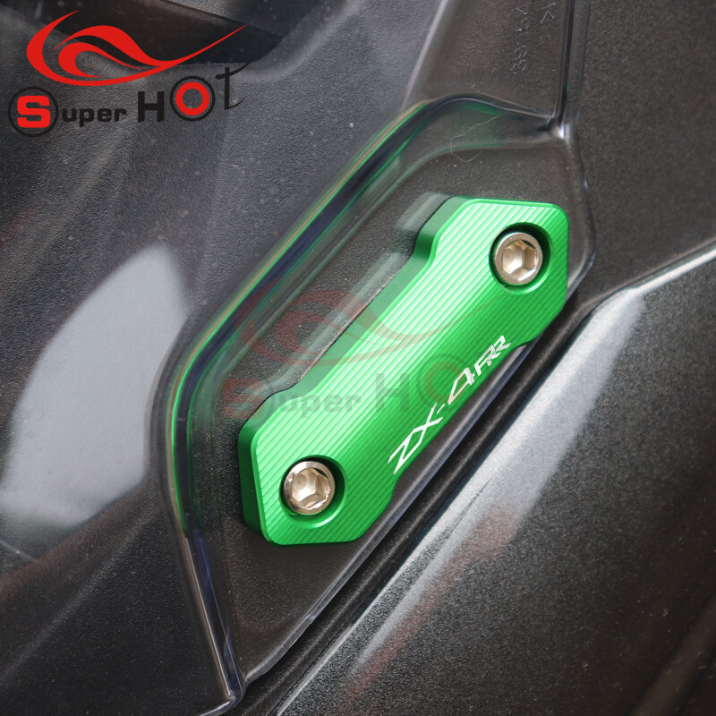 Motorcycle Accessories Mirror Hole Cover Windscreen Driven Mirror Eliminators Cap for KAWASAKI NINJA ZX4R ZX4RR ZX 4R 4RR