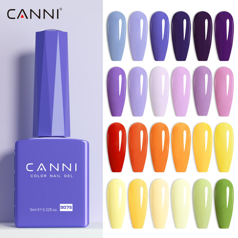 CANNI Гель-лак для ногтей VIP набор великолепный цвет полное покрытие HEMA FREE впитывает УФ светодиодный Полупостоянный гель лак зимние ногти