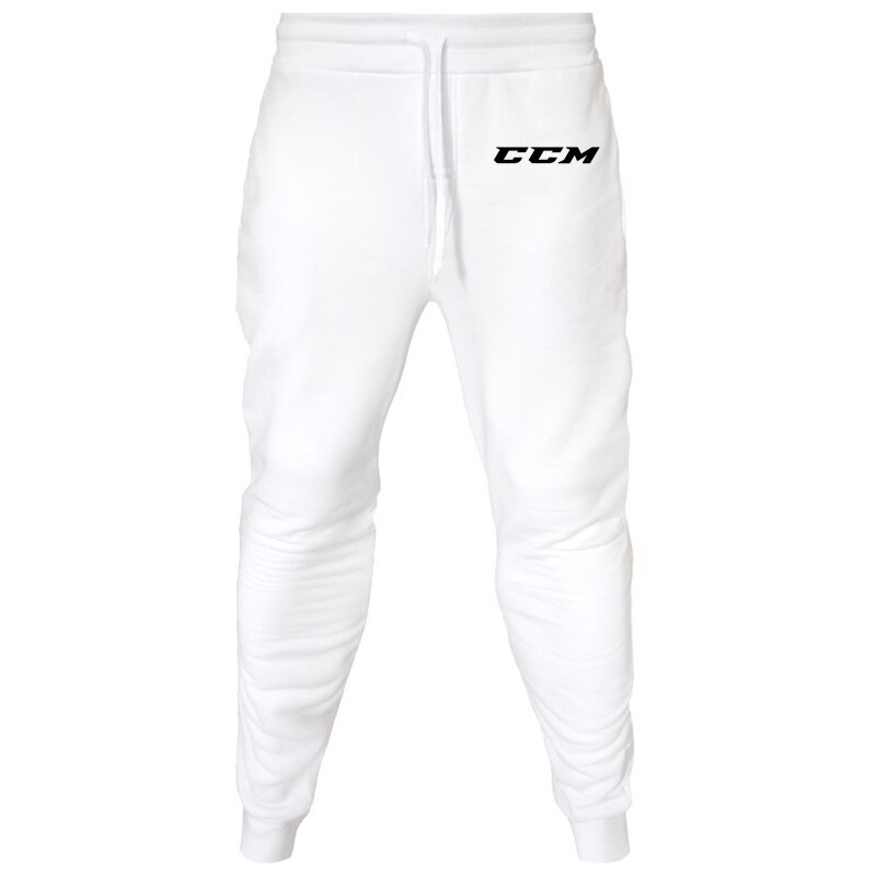 Pantalones deportivos informales para hombre, pantalón largo con estampado CCM, a la moda, para gimnasio, correr, entrenamiento y trotar, novedad