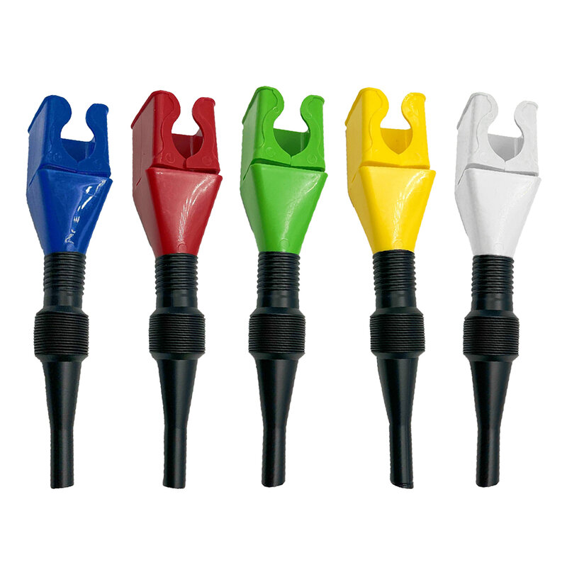 Accesorios de embudo a presión de rendimiento estable altamente compatibles, herramienta de drenaje, blanco, ABS, azul, rojo, amarillo, verde