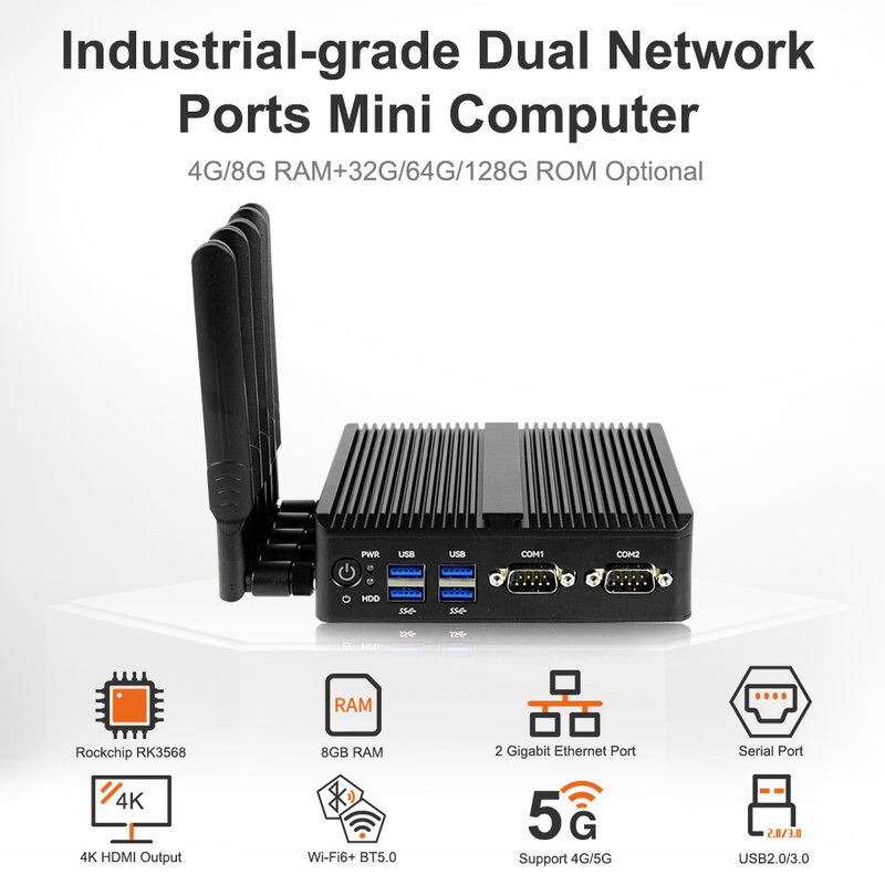 Liontron Android Mini PC Quad core Destop computer Gigabit ethernet wifi bt Linux for All in one industrial control machine