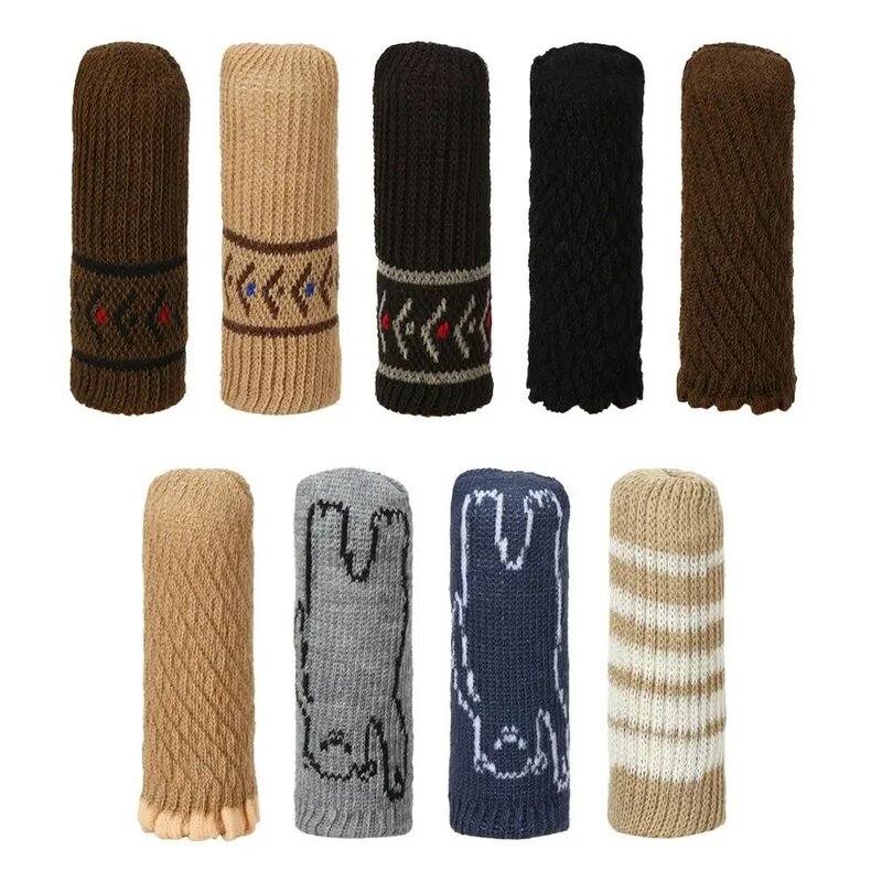 4Pcs/Set Elastic Floor Protector Non-slip Anti-Noise Chair Socks Furniture Legs Sleeves Protective Case Table Foot Cover