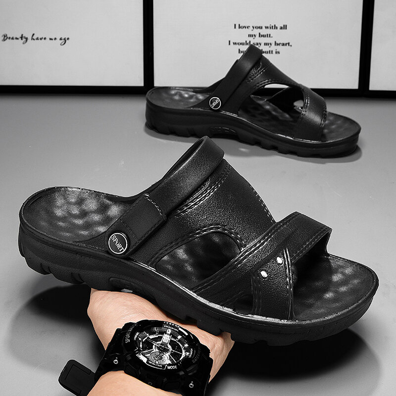 EVA Slippers Men Summer Outdoor Casual Shoes Beach Designer Sandals Luxury Male Fashion Buckle Flip Flops Adjustable Slipper