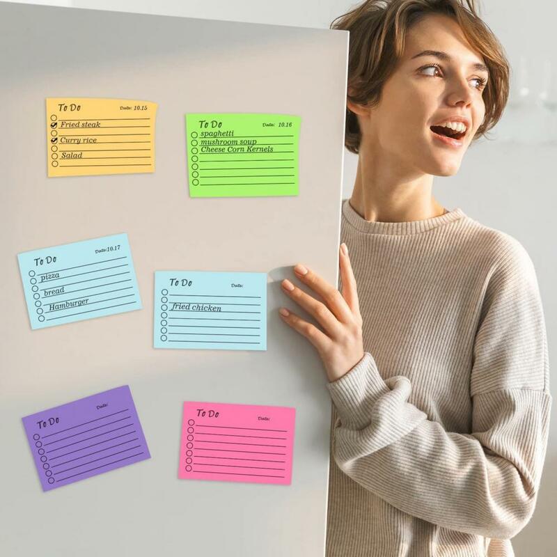 Durable Sticky Notes Colorful Organization 9pcs Super Sticky Planning Sticky Notes for Durable Office Notepad for Office