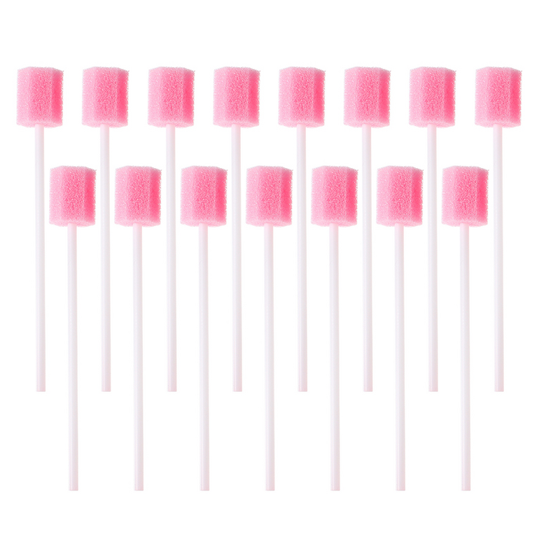 50 Pcs Disposable Sponge Stick Multi-function Oral Swabs Single Use Cleaning Accessories Professional Cavity Supply