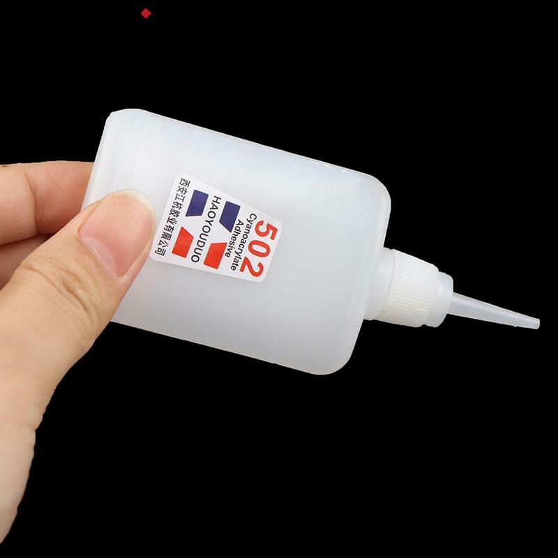 10pcs 502 Super Glue Instant Quick Dry Cyanoacrylate Strong Adhesive Quick Bond Leather Rubber Metal Office Supplies Fast Glue