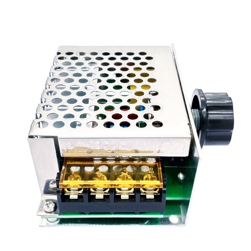 Tiristor de alta potencia de 4000W, regulador de voltaje electrónico AC 220V, regulación de velocidad y temperatura, interruptor de control