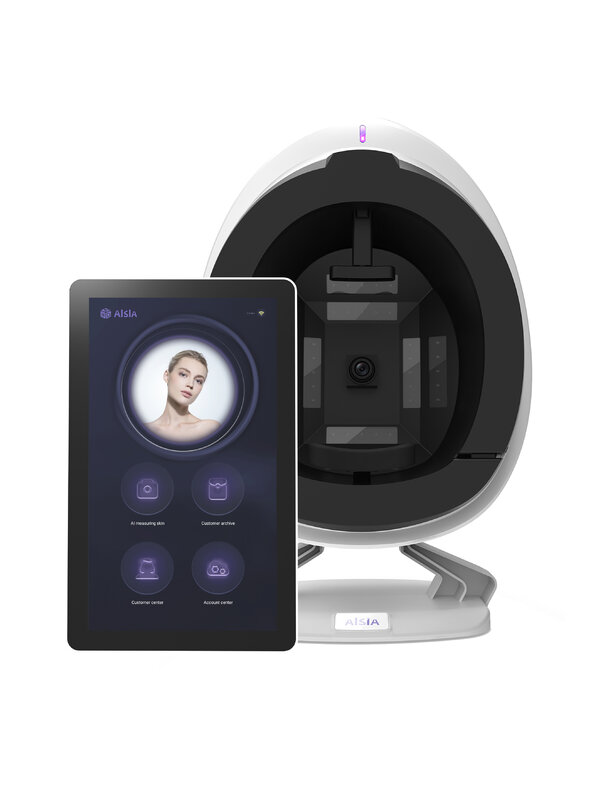 NEWEST Aisia Portable 3D Magic Mirror HD Face Skin Diagnostics Analyzer System Facial Scanner Skin Analysis Machine For Salon