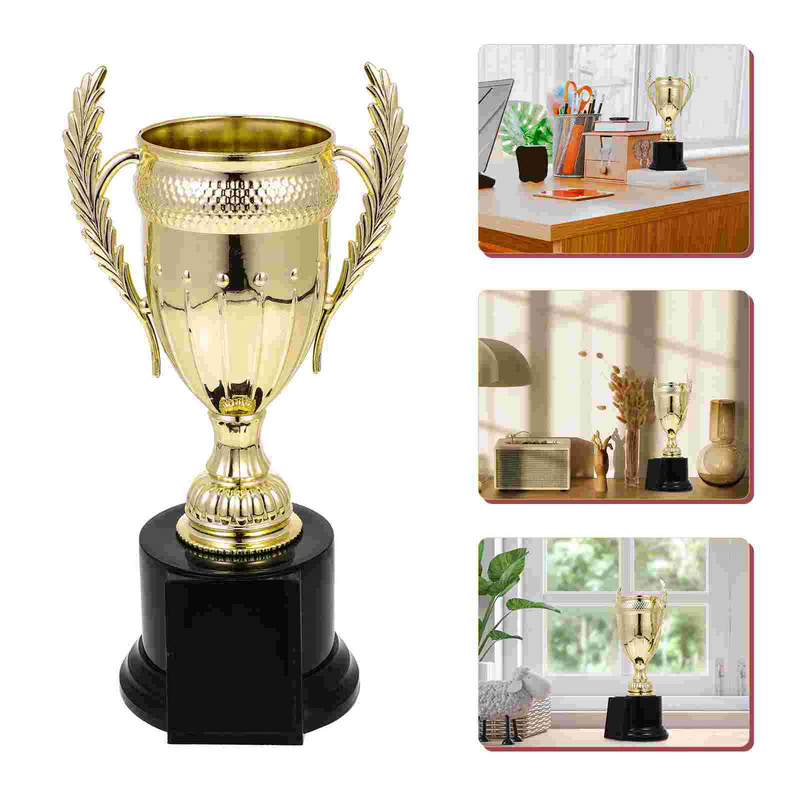 Trofeum Puchar Trofea Nagroda Trofea Dzieci Zwycięzca Kompozycja Goldenand Party Złote Nagrody Dzieci Puchary Gra Piłka nożna Piłka nożna