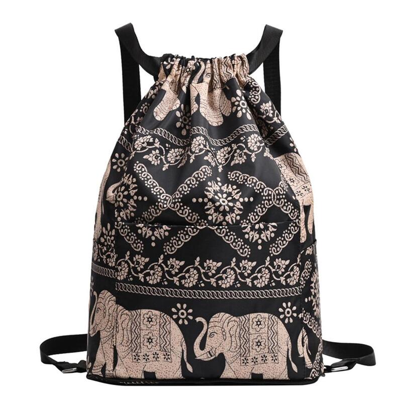 Single Shoulder Women's Cloth Bag New Printed European Capacity American High And Versatile Travel Casual Fashion Z7K6