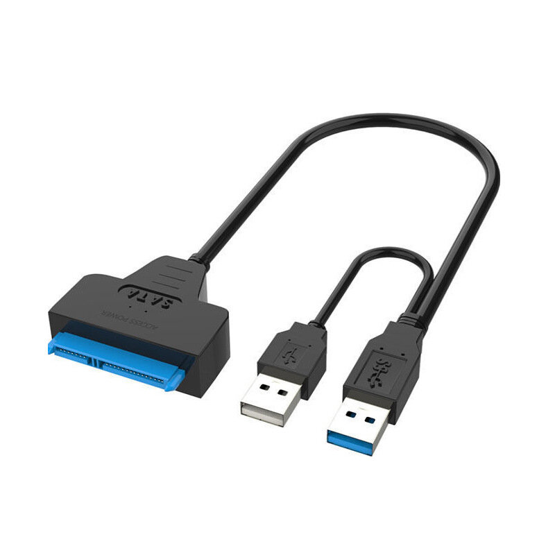 Cable USB SATA 3 a USB 3,0, adaptador de hasta 6 Gbps, compatible con disco duro externo SSD HDD de 2,5 pulgadas, 22 Pines, A25 2,0